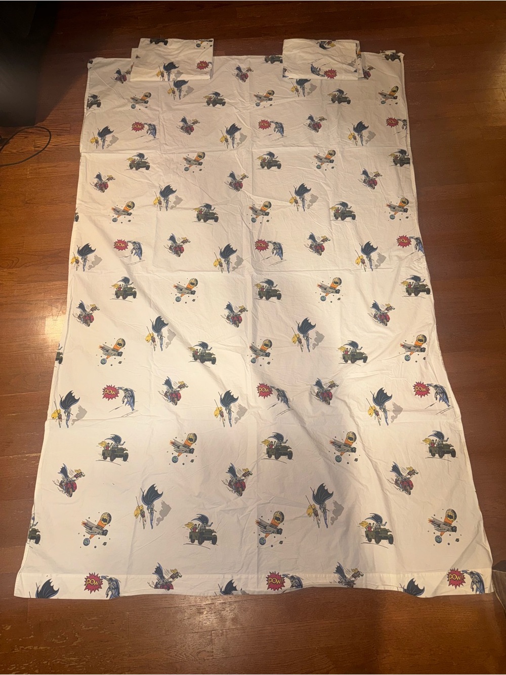 2007 Pottery Barn Batman and Robin Bed Sheet Set